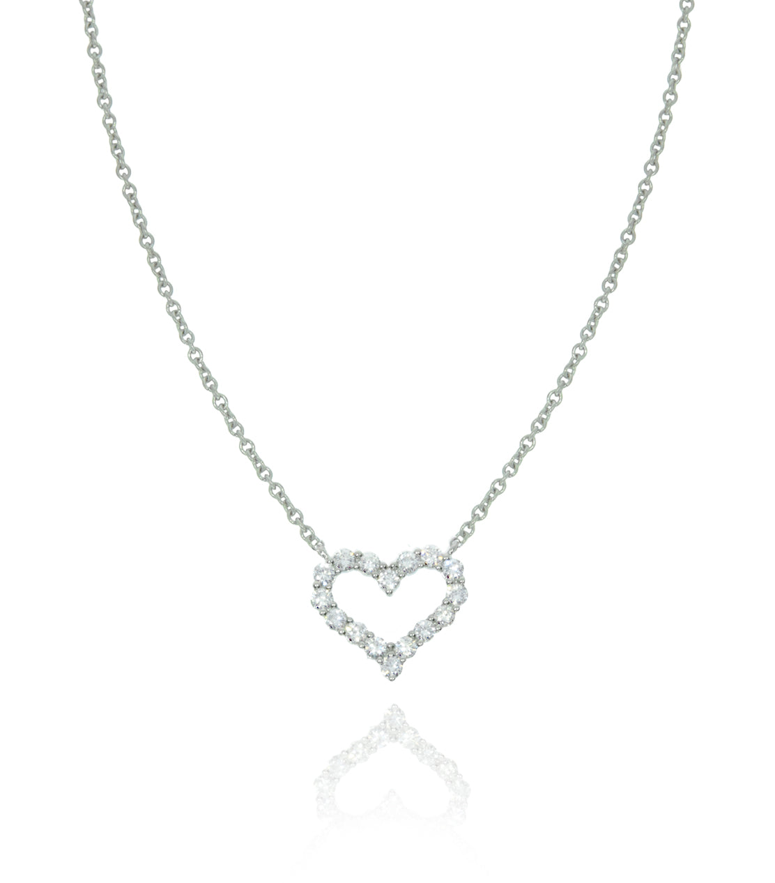 Amidah “Diamond Heart” necklace