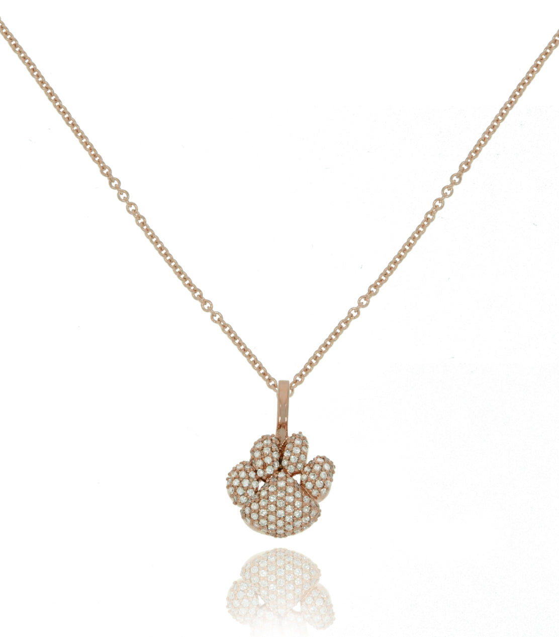 Amidah Diamond Lion Paw Pendant Necklace