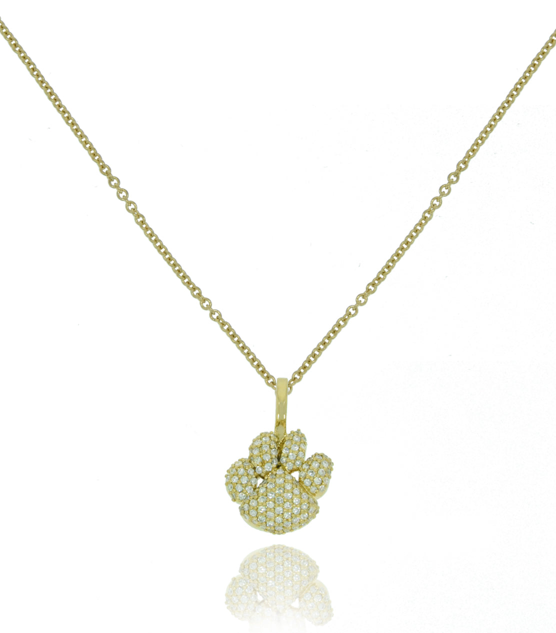 Amidah Diamond Lion Paw Pendant Necklace